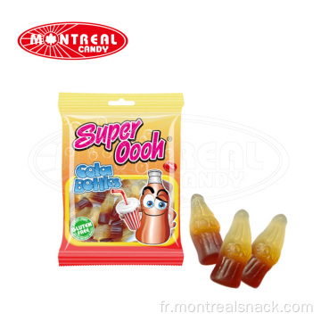 Super oooh jely Sour Halal Cola Bottle Sweets